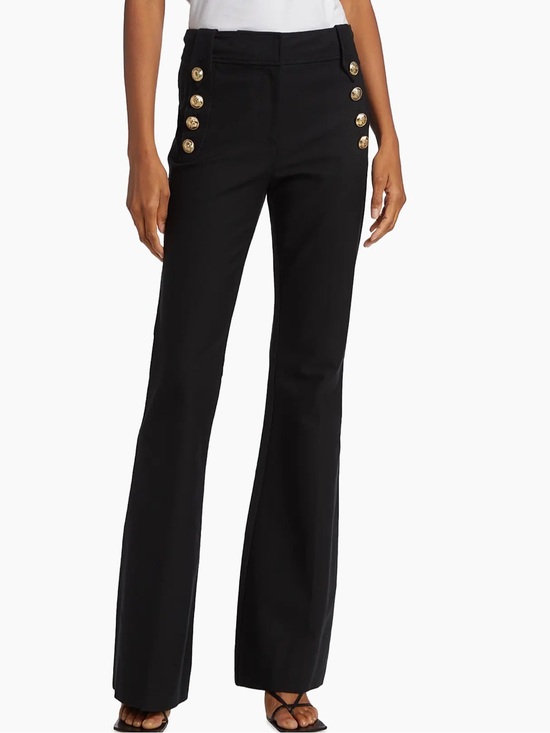 10 Crosby Derek Lam Pants - 10 Crosby Derek Lam Robertson Black Sailor Ponte Flare Pants
